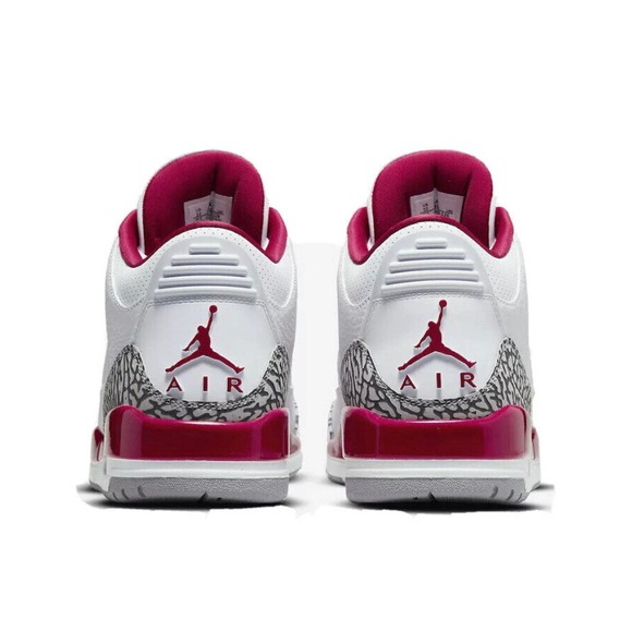 Nike Air Jordan 3 Retro Cardinal Red 2022 Mens 10.5 CT8532-126 New In Box DS - Picture 5 of 9